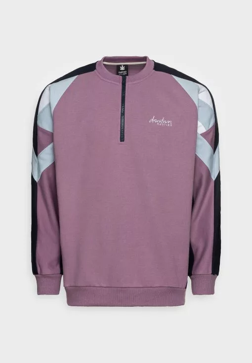 Kaotiko Crew Keoni Unisex - Sweater - Purple/Navy/White -Kaotiko Winkel 00e4125ae04b4bbaa48e48fa815e4a94