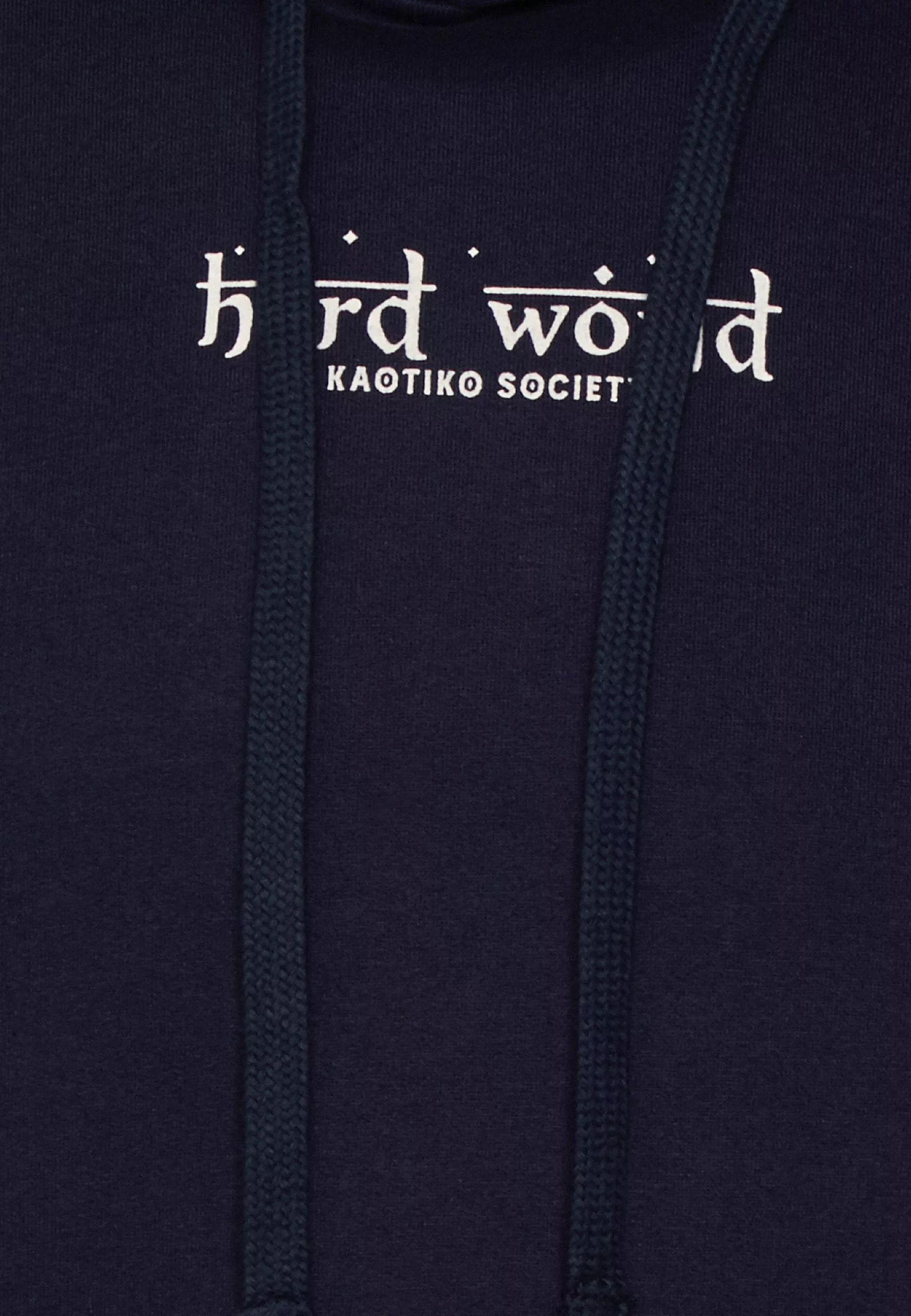 Kaotiko Sud Cap Hard World Unisex - Hoodie - Navy 6 Kaotiko Sud Cap Hard World Unisex - Hoodie - Navy - Afbeelding 4