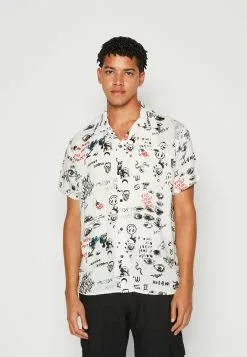 Kaotiko Shirt Underground Unisex - Overhemdblouse - Ivory