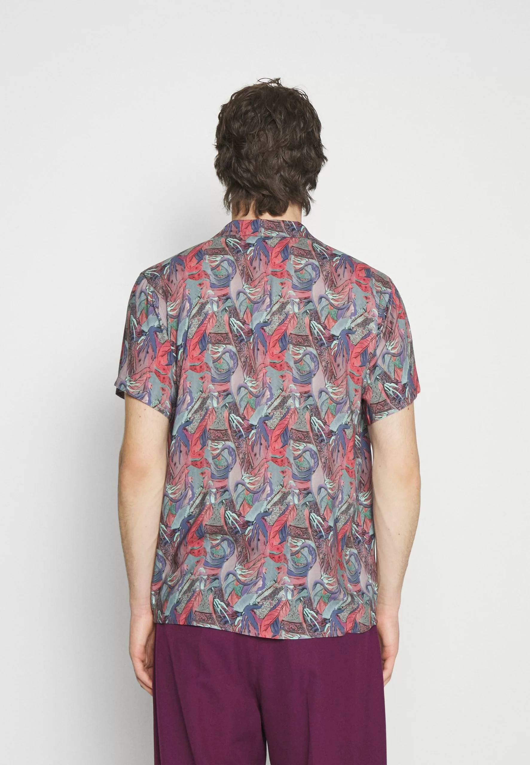 Kaotiko Bruselas Unisex - Overhemdblouse - Rouge 5 Kaotiko Bruselas Unisex - Overhemdblouse - Rouge - Afbeelding 3