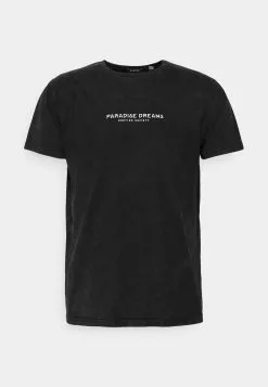 Kaotiko Washed Paradise Dream - T-Shirt Print - Black