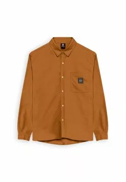 Kaotiko Unisex Roger - Overhemd - Mustard -Kaotiko Winkel 0d3a6dbf79324cb1bb0001a0d91ad96c