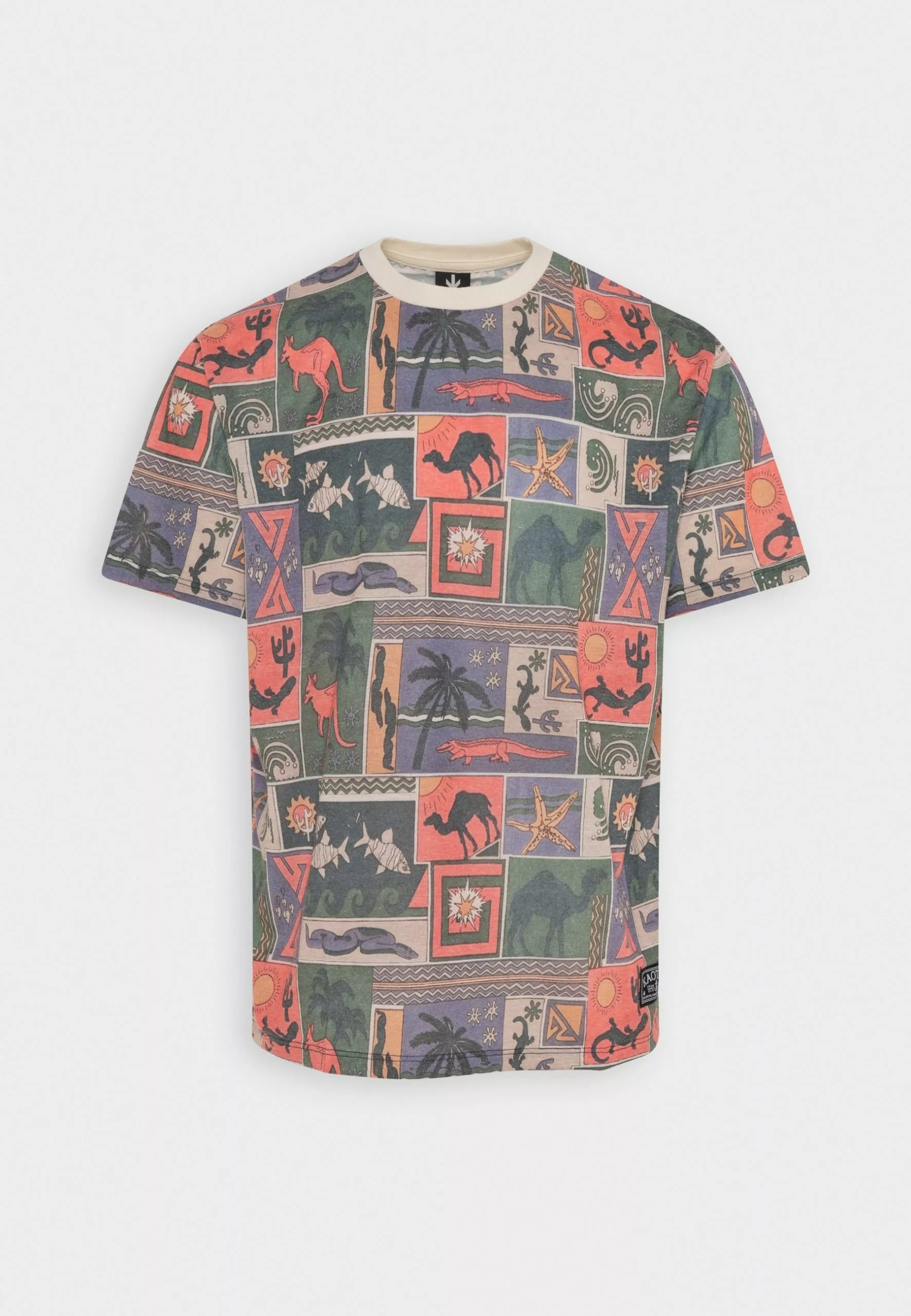 Kaotiko Unisex - T-Shirt Print - Orange 6 Kaotiko Unisex - T-Shirt Print - Orange - Afbeelding 4