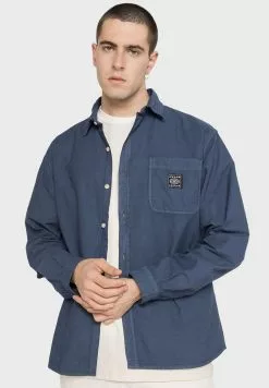 Kaotiko Unisex Roger - Overhemd - Navy Blue