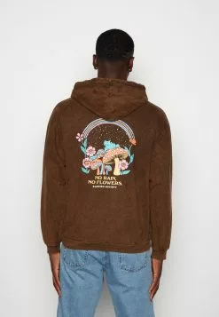 Kaotiko Washed Happy Frog Unisex - Sweater - Brown -Kaotiko Winkel 119b746ac9fc40ba9a2d120894b40a12