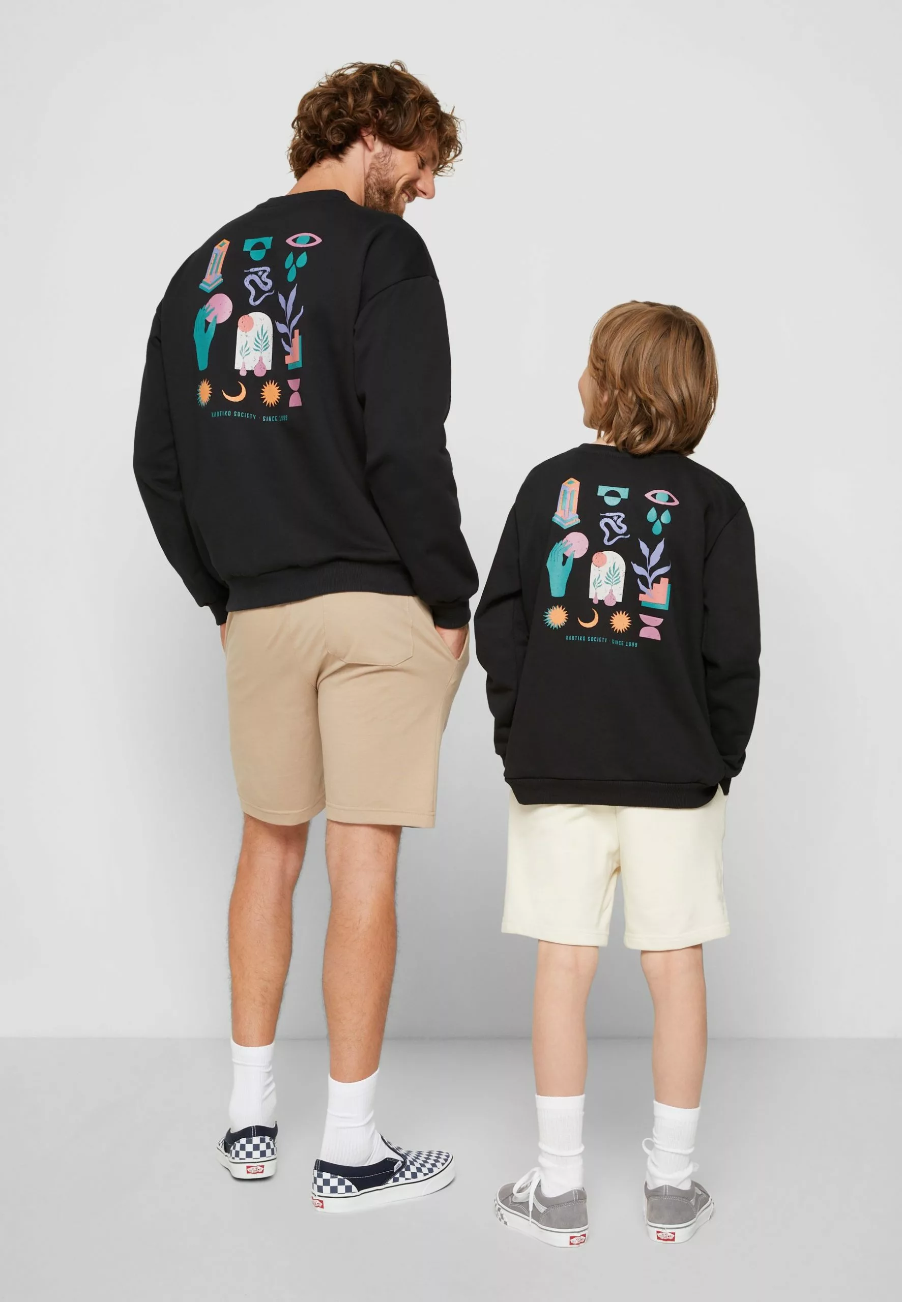 Kaotiko Crew Minimal Unisex - Sweater - Black 6 Kaotiko Crew Minimal Unisex - Sweater - Black - Afbeelding 4