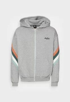 Kaotiko Crem Walker Unisex - Sweater Met Rits - Grey/Apricot/Cloud -Kaotiko Winkel 130784ec17b94f168e6f8fa9be76d866