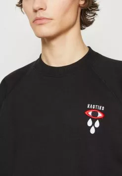 Kaotiko Crew Tear Eye Unisex - T-Shirt Print - Black -Kaotiko Winkel 14b75b536d5a487c9fe0621b456959a7