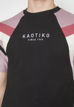 Kaotiko Joss Unisex - T-Shirt Print - Black/Malva/Burgundy 11 Kaotiko Joss Unisex - T-Shirt Print - Black/Malva/Burgundy -Kaotiko Winkel 150844d2e0094ba388f5debbf073eb6e