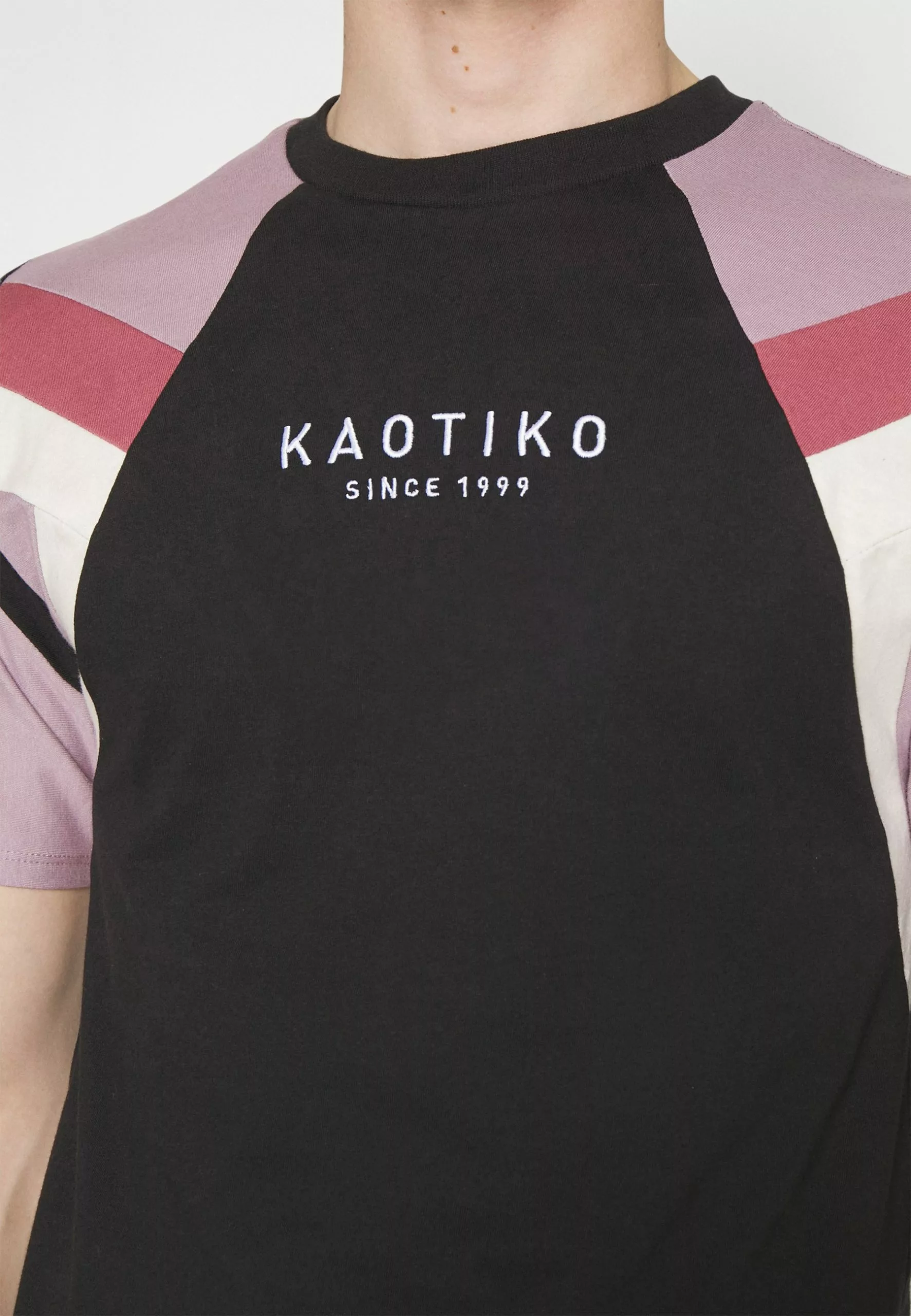 Kaotiko Joss Unisex - T-Shirt Print - Black/Malva/Burgundy 7 Kaotiko Joss Unisex - T-Shirt Print - Black/Malva/Burgundy - Afbeelding 5