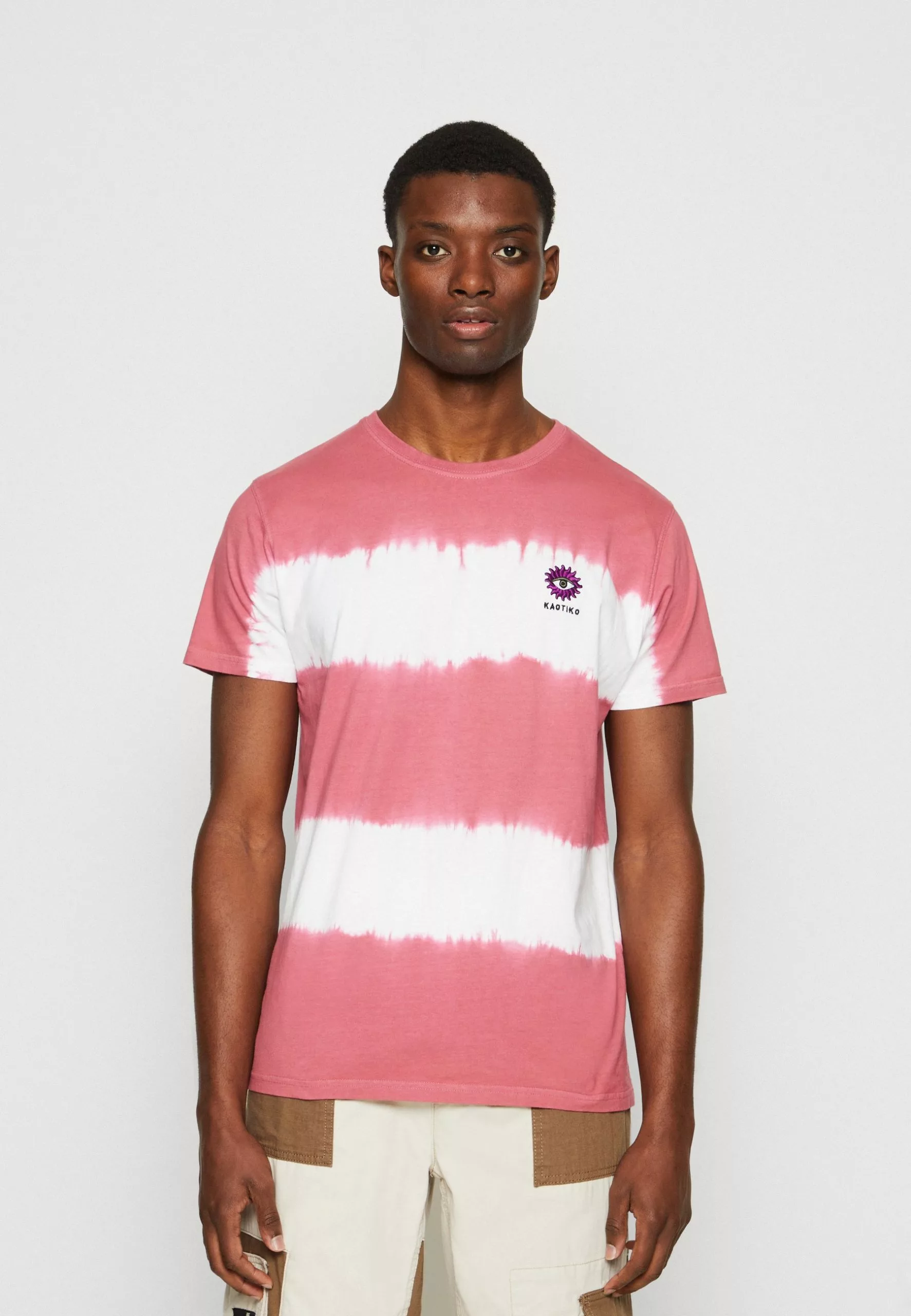 Kaotiko Tie Dye Sun Unisex - T-Shirt Print - Burgundy 3 Kaotiko Tie Dye Sun Unisex - T-Shirt Print - Burgundy