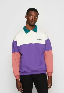 Kaotiko Crew Adler Unisex - Sweater - Purple/Burgundy/Ivory