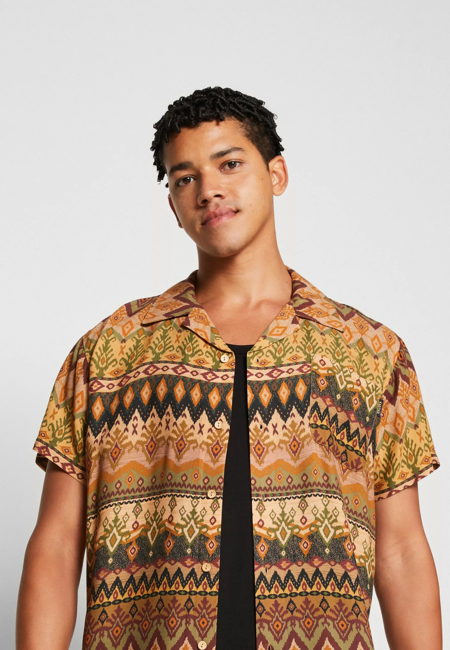 Kaotiko Shirt Mojave Unisex - Overhemdblouse - Brown 6 Kaotiko Shirt Mojave Unisex - Overhemdblouse - Brown - Afbeelding 4