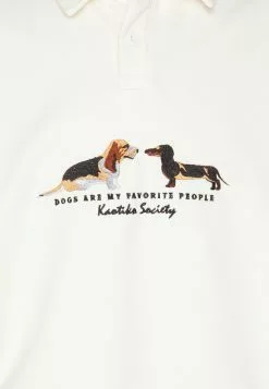 Kaotiko Crew Puppies - Poloshirt - Off-White -Kaotiko Winkel 1e53443286da4340838c7d9b7561c9e4