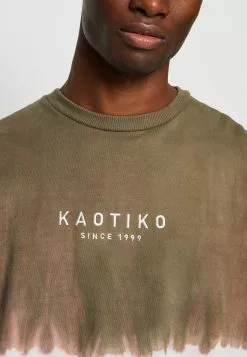 Kaotiko Crew Tie Dye Boone Unisex - Sweater - Brown/Sky -Kaotiko Winkel 2175c227694f4b67a27e65577b1255cf