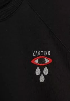 Kaotiko Unisex Tear Eye - T-Shirt Print - Black -Kaotiko Winkel 22ba2a1a606c48e795f9f3b1b6130079