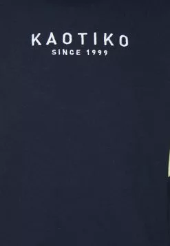 Kaotiko Sud Cap Ewan - Hoodie - Navy/Green/Coral -Kaotiko Winkel 23b553e0d28c40fcb86836a12f532e8e