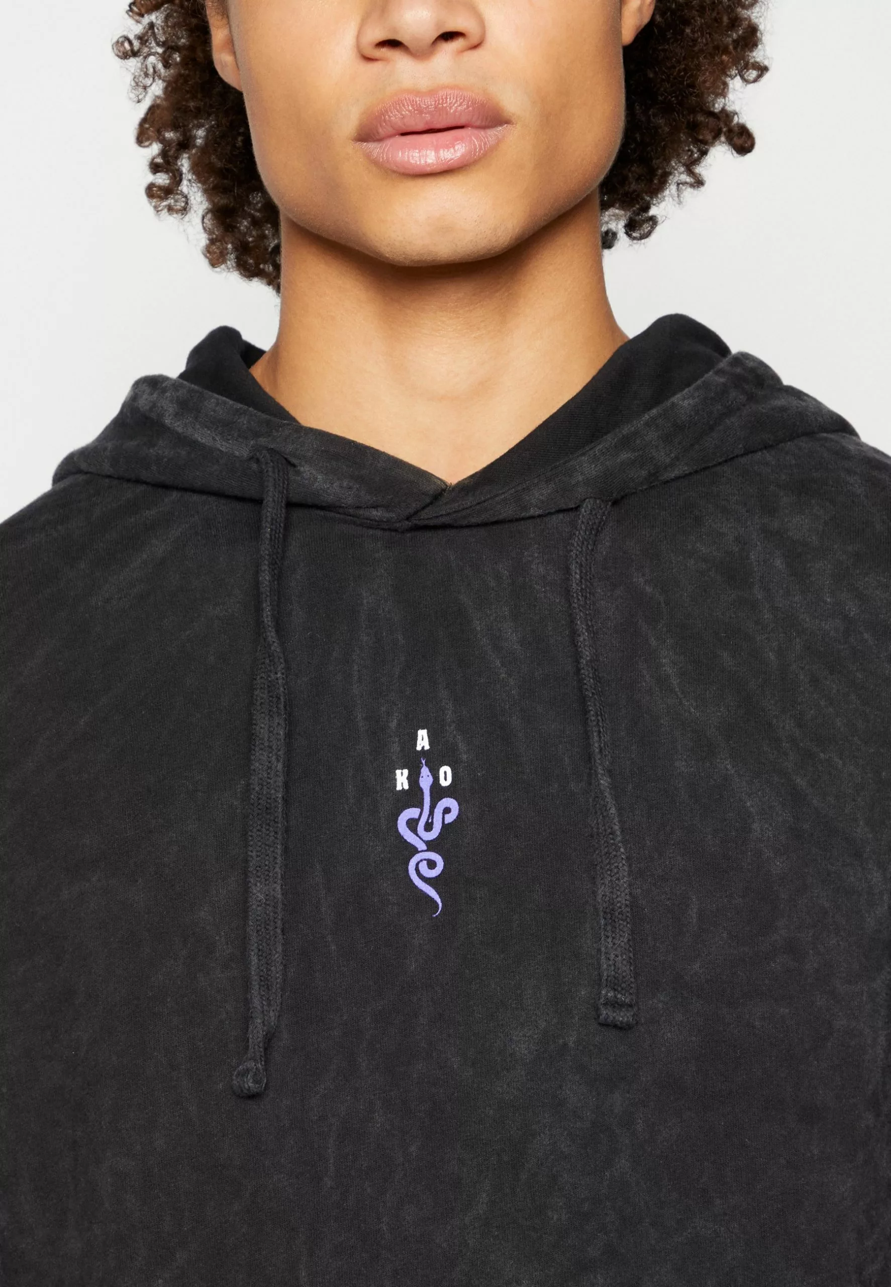 Kaotiko Cap Washed Luck Takes Hard Work - Sweater - Black 8 Kaotiko Cap Washed Luck Takes Hard Work - Sweater - Black - Afbeelding 6