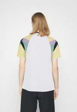 Kaotiko Unisex - T-Shirt Print - White/Lemon/Malva -Kaotiko Winkel 2bc4acf70cd64d50b9f5d38cc1f79a1c