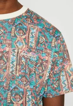 Kaotiko Ethnic Unisex - T-Shirt Print - Green -Kaotiko Winkel 2ecd40b78acf4278830dcde65c4d93f1