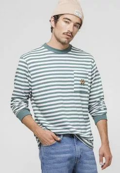 Kaotiko M/L Striped Heart - Longsleeve - Gestreiftes Herz T Shirt