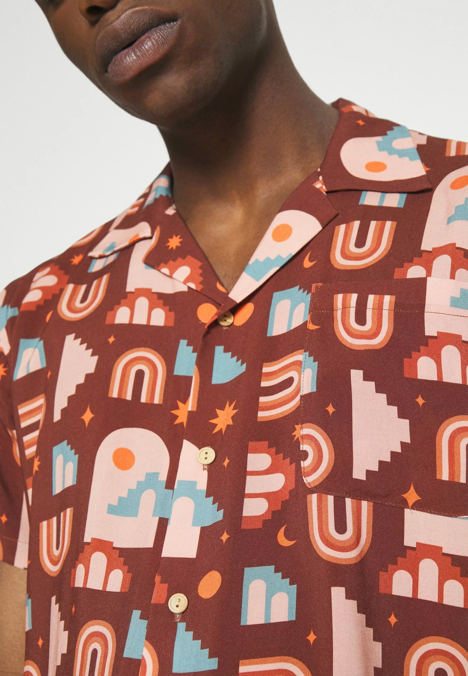 Kaotiko Boho Unisex - Overhemd - Brown 8 Kaotiko Boho Unisex - Overhemd - Brown - Afbeelding 6