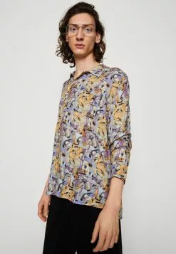 Kaotiko Camisa Ubud Unisex - Overhemdblouse - Yellow -Kaotiko Winkel 333873174caf478185ecaa406f6f88c2