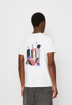 Kaotiko Washed Dreamlike Unisex - T-Shirt Print - White