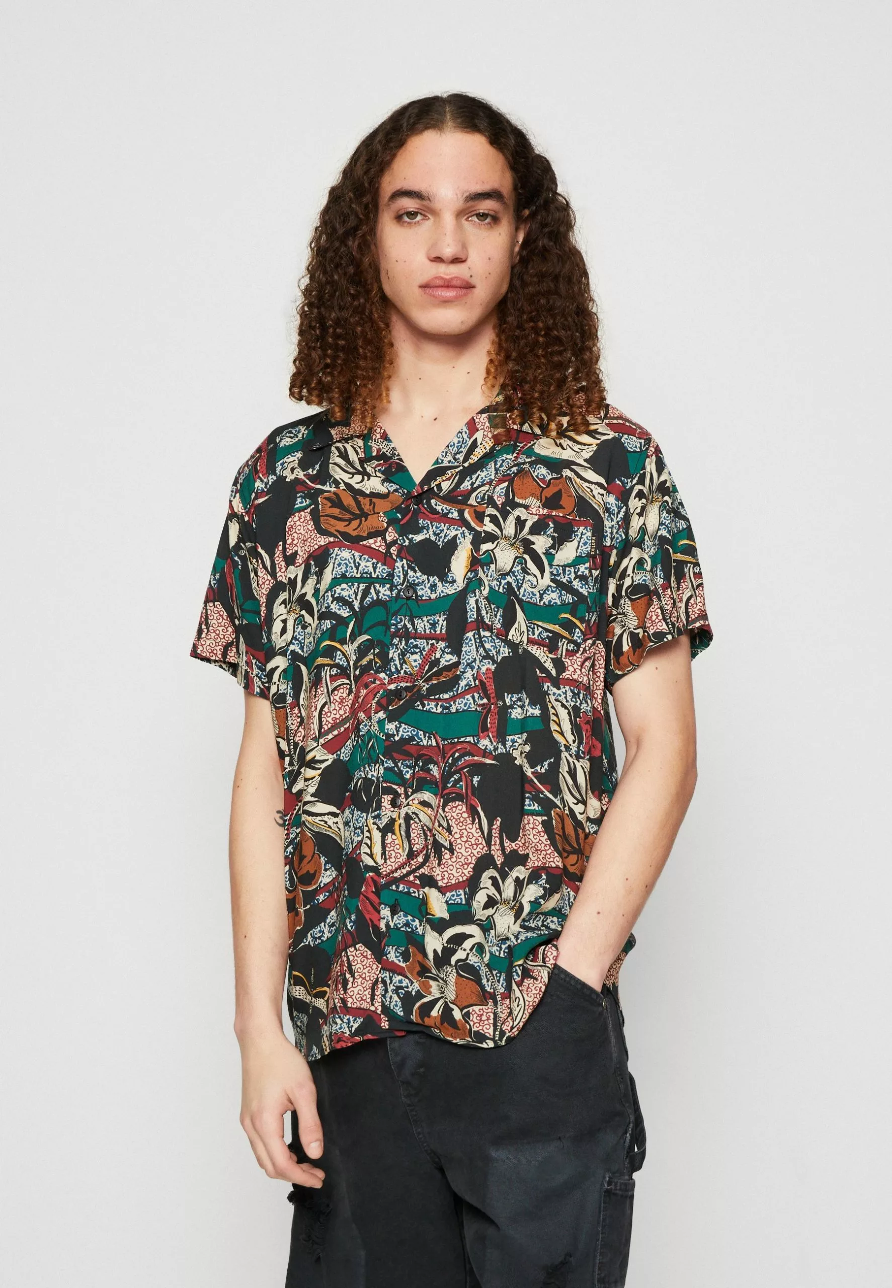 Kaotiko Shirt Amazonas Unisex - Overhemdblouse - Red 3 Kaotiko Shirt Amazonas Unisex - Overhemdblouse - Red