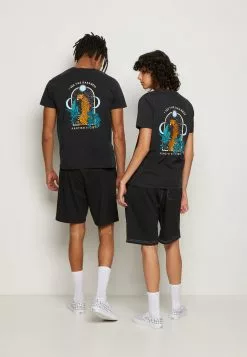 Kaotiko Washed Leopard - T-Shirt Print - Black -Kaotiko Winkel 3854b73204c94591ac09d92907f22f7d