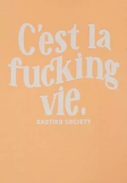 Kaotiko Sud Cap C´Est La Vie Unisex - Sweater - Vainilla -Kaotiko Winkel 3b08cbd0a2f945c2b7524fbf40c37acd