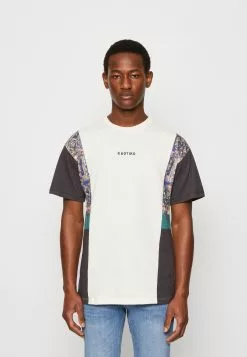 Kaotiko Memphis Unisex - T-Shirt Print - Ivory/Grey/Heura