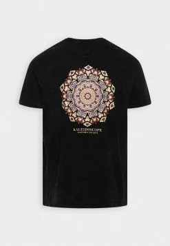 Kaotiko Washed Kaleidoscope Unisex - T-Shirt Print - Black -Kaotiko Winkel 3ed7fae384554993bcfae201ed2f55bf