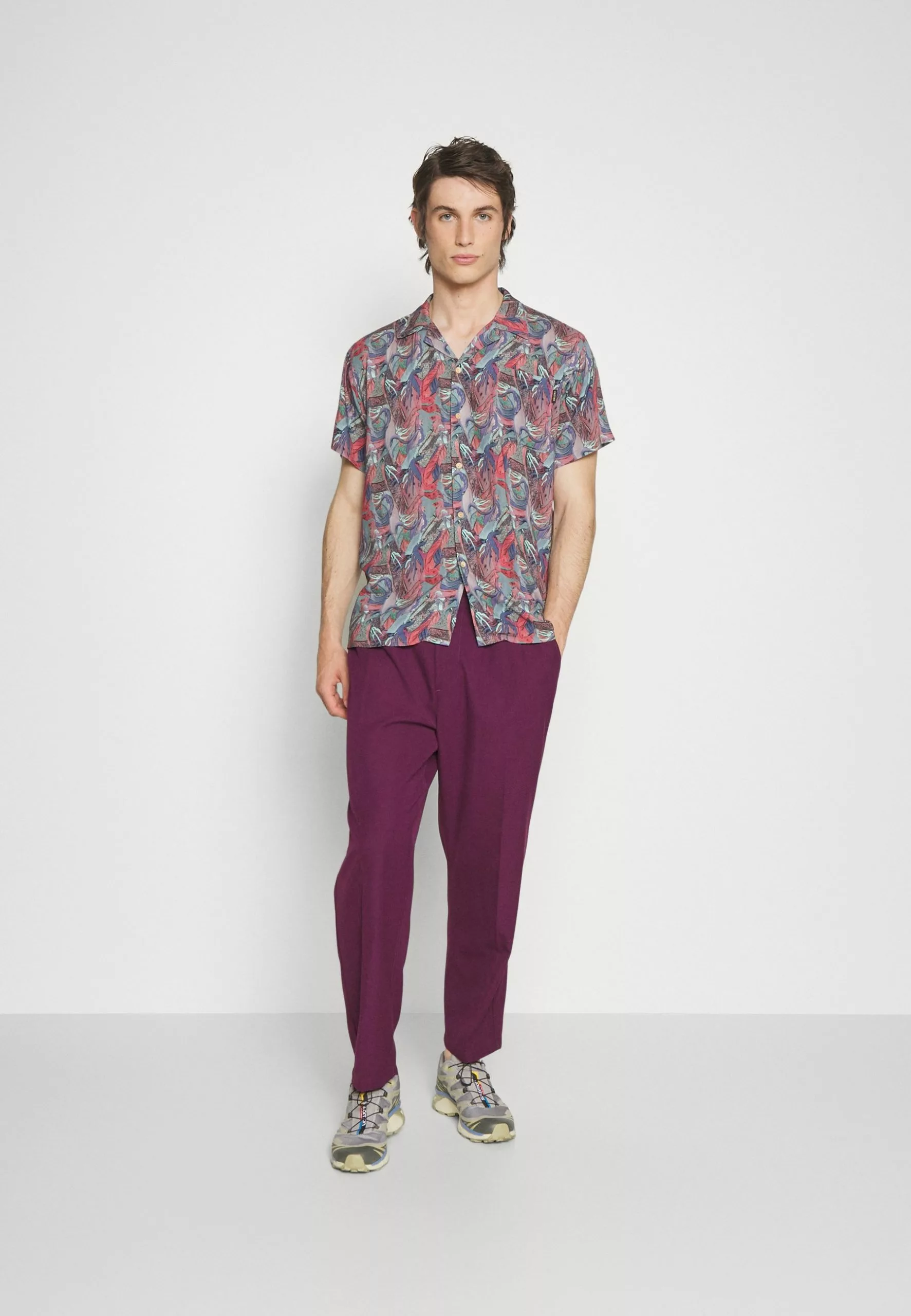 Kaotiko Bruselas Unisex - Overhemdblouse - Rouge 4 Kaotiko Bruselas Unisex - Overhemdblouse - Rouge - Afbeelding 2