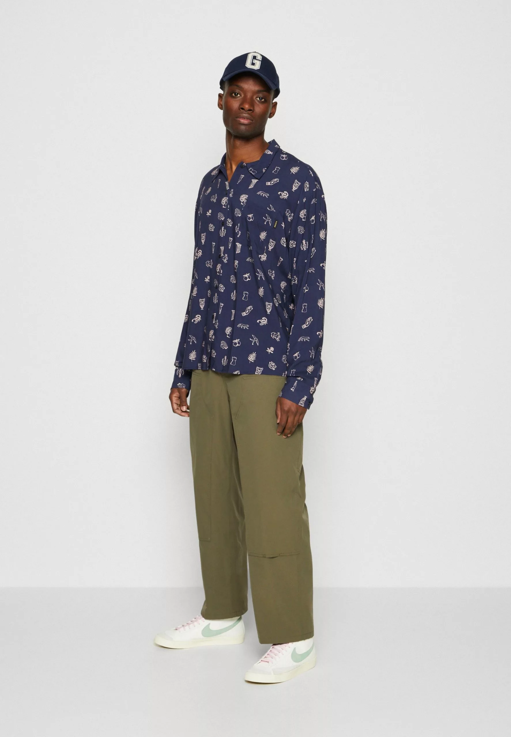 Kaotiko Camisa Atenas Unisex - Overhemdblouse - Navy 4 Kaotiko Camisa Atenas Unisex - Overhemdblouse - Navy - Afbeelding 2