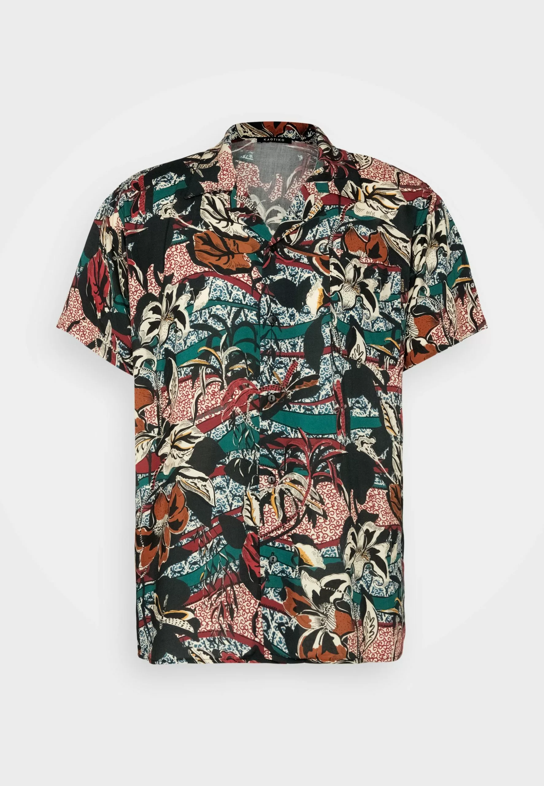 Kaotiko Shirt Amazonas Unisex - Overhemdblouse - Red 7 Kaotiko Shirt Amazonas Unisex - Overhemdblouse - Red - Afbeelding 5