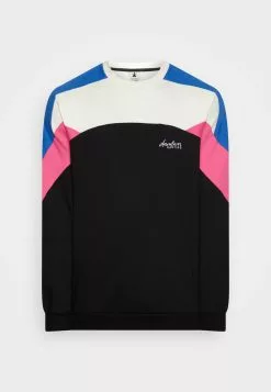 Kaotiko Crew Dru Unisex - Sweater - Ivory/Black/Royal/Fuxia -Kaotiko Winkel 44a0cf2569d04fda919473abda635e36
