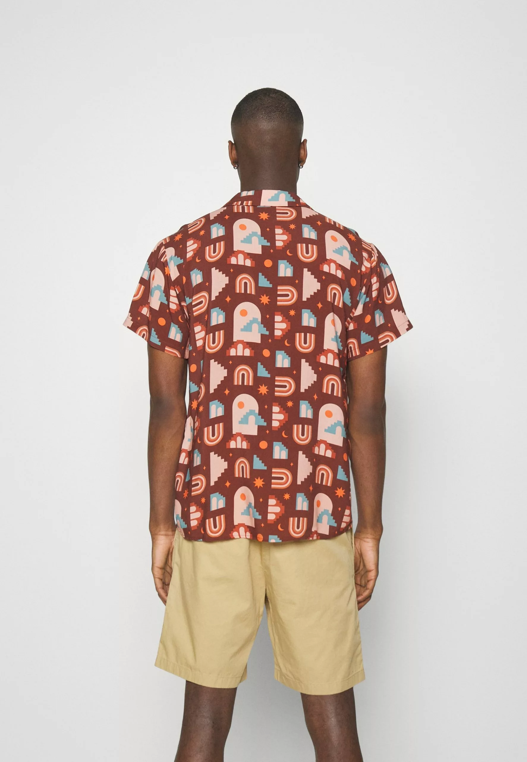 Kaotiko Boho Unisex - Overhemd - Brown 5 Kaotiko Boho Unisex - Overhemd - Brown - Afbeelding 3