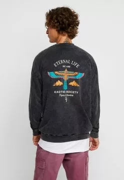 Kaotiko Unisex - Sweater - Black