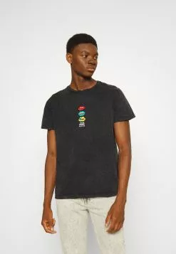 Kaotiko Washed Mouth Colors Unisex - T-Shirt Print - Black 11 Kaotiko Washed Mouth Colors Unisex - T-Shirt Print - Black -Kaotiko Winkel 49426949b37346acbc094982c281a3fa