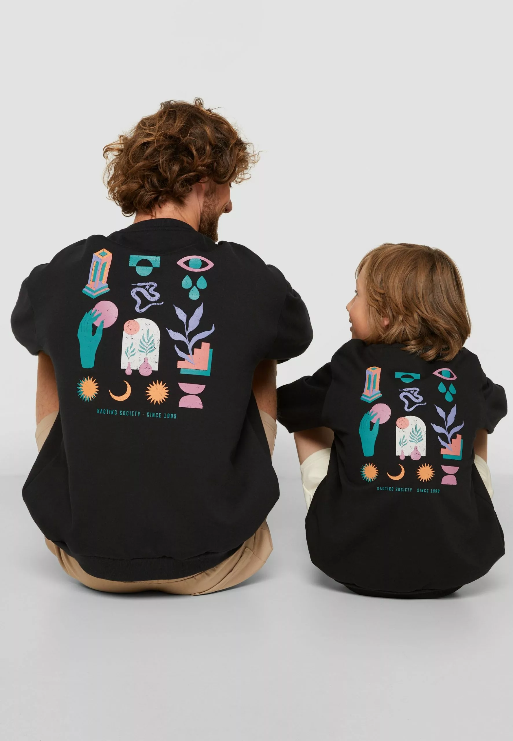 Kaotiko Crew Minimal Unisex - Sweater - Black 9 Kaotiko Crew Minimal Unisex - Sweater - Black - Afbeelding 7