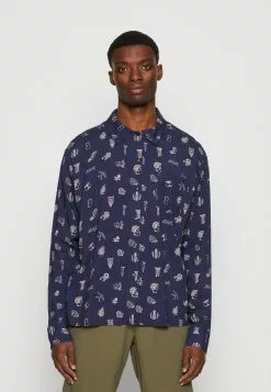 Kaotiko Camisa Atenas Unisex - Overhemdblouse - Navy