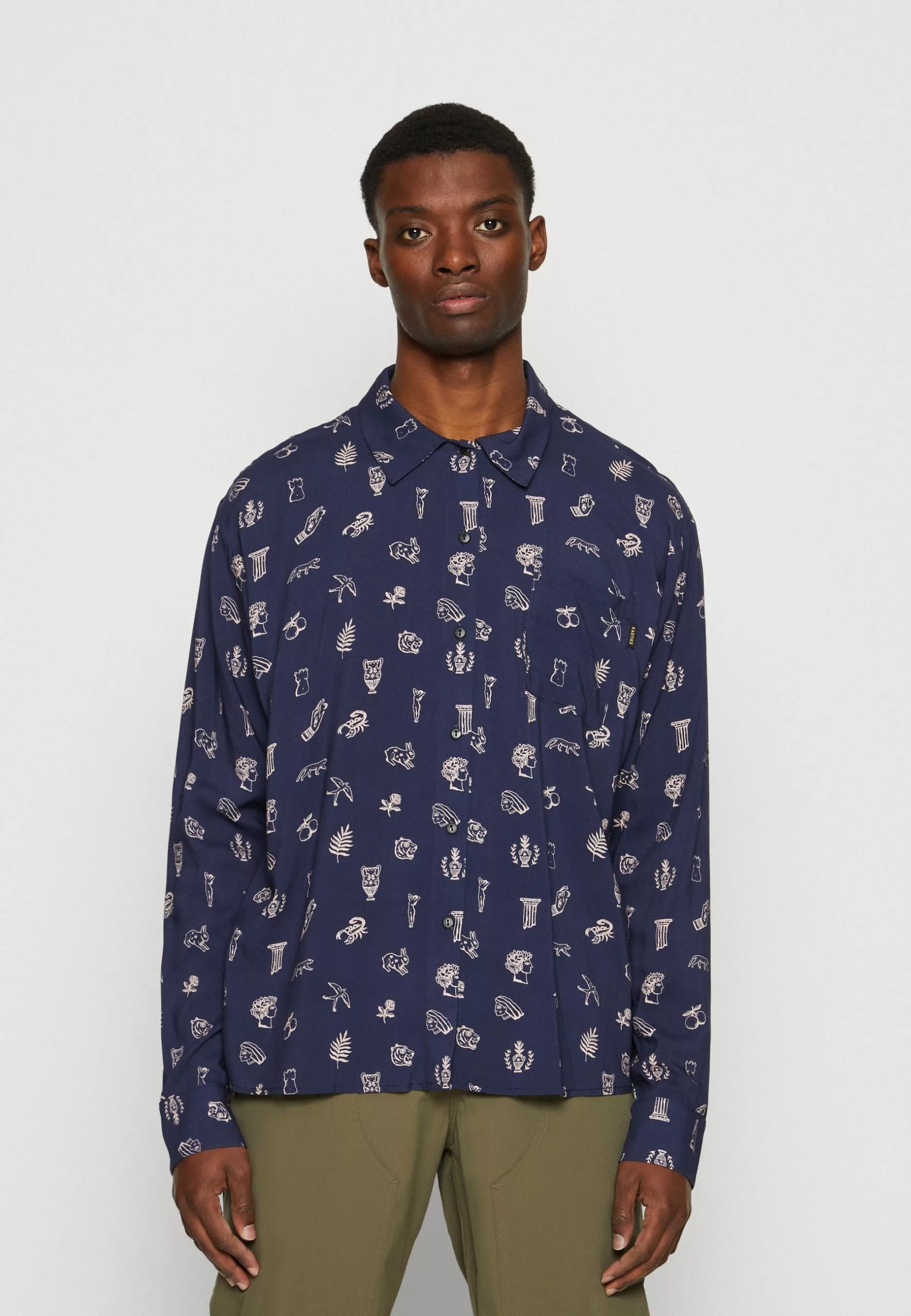 Kaotiko Camisa Atenas Unisex - Overhemdblouse - Navy 3 Kaotiko Camisa Atenas Unisex - Overhemdblouse - Navy