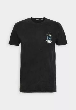 Kaotiko Washed Temple Of Earth Unisex - T-Shirt Print - Black -Kaotiko Winkel 5108f7fe20464664a42bbc564a8d55a1