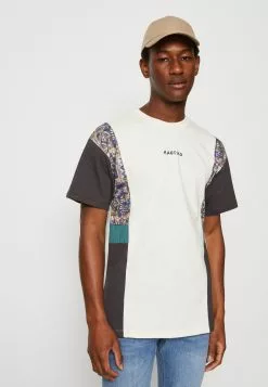 Kaotiko Memphis Unisex - T-Shirt Print - Ivory/Grey/Heura -Kaotiko Winkel 532fa179fc5547a498c241505507e502