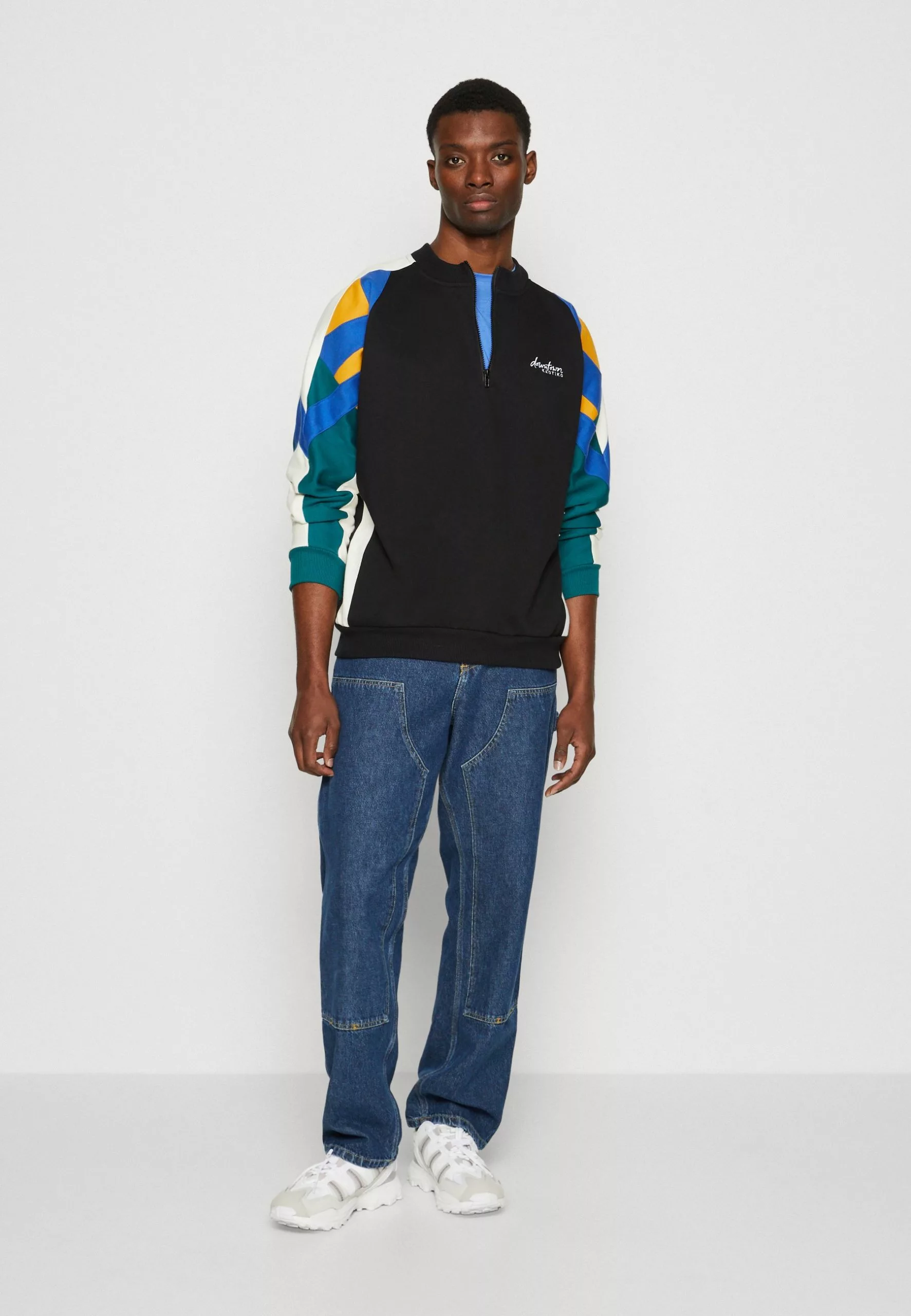 Kaotiko Crew Keoni Unisex - Sweater - Black/Azafran/Royal 4 Kaotiko Crew Keoni Unisex - Sweater - Black/Azafran/Royal - Afbeelding 2