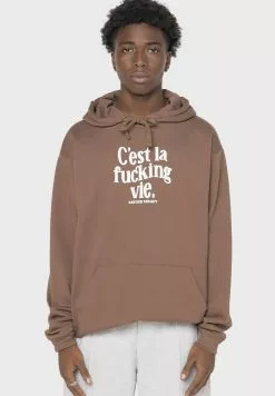 Kaotiko C'Est La Vie Brown - Hoodie - Braun