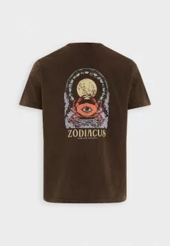 Kaotiko Washed Zodiacus Unisex - T-Shirt Print - Brown -Kaotiko Winkel 5a23e9dbf0ec4ddab298d68f5f28af6f