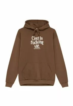 Kaotiko C'Est La Vie Brown - Hoodie - Braun -Kaotiko Winkel 5d711b163d504f60a6442db857d1763b