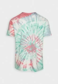 Kaotiko Tie Dye Thabo Unisex - T-Shirt Print - Green/Burgundy/Grape -Kaotiko Winkel 5deb6bccfc134cb59aa70d60007d8cfc